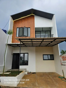 Promo Diskon Rumah 2 LT Depok Akses Dekat GDC, Stasiun DP 0 Free Biaya