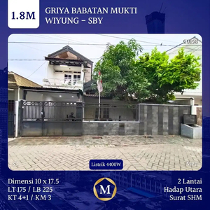 Rumah Babatan Mukti SHM Luas dkt Wiyung Pondok Indah Pratama Pilang