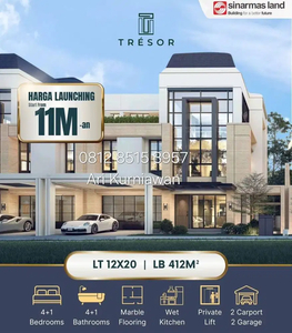 Rumah hi end class TRESOR bsd city limited 61 unit only gallant montez