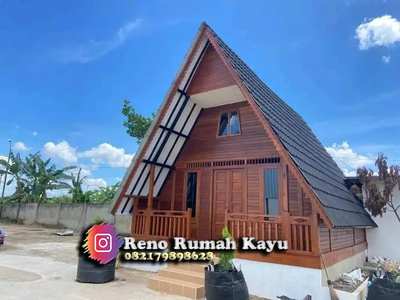 Rumah Kayu Bongkar Pasang