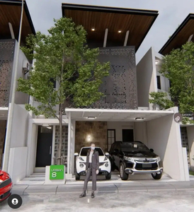 RUMAH KOST BESAR BARU DESAIN FUTURISTIK LETAK STRATEGIS