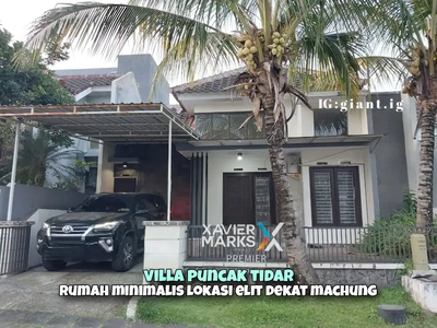 Rumah Minimalis Siap Huni Di Villa Puncak Tidar dekat Machung Malang