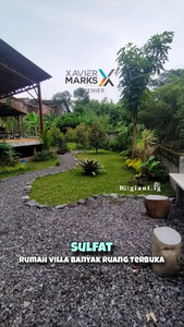 Rumah plus Ruang Usaha Nuansa Alam, Cafe Lokasi Sulfat Malang