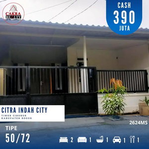 Rumah siap huni Tipe 50/72 SHM di Citra Indah City 2624MS