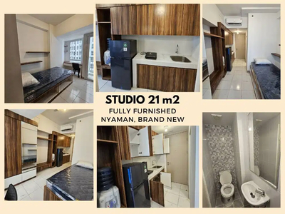 Sewa Apartemen STUDIO Tokyo Riverside PIK2 Full Furnished-BRAND NEW