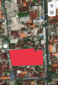 Tanah GLOBAL 31are ada Bangunan di Jln Setiabudi Denpasar