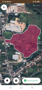 Tanah Industri 12 Hektar di Jalan Raya Provinsi