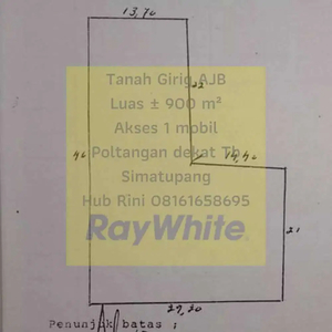 Tanah Poltangan Pasar minggu Akses mobil TB Simatupang