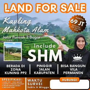 Tanah SHM Murah Di Kawasan Desa Wisata Puncak 2 Bogor