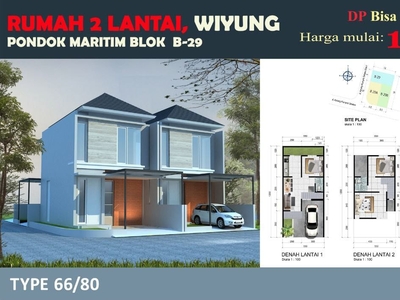 Dijual Rumah Baru 2 Lt Minimalis Termurah Area Wiyung Surabaya