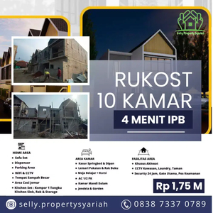 1 Unit lagi Rumah Kost (Rukost) Premium 10 Kamar 4 menit IPB Bogor