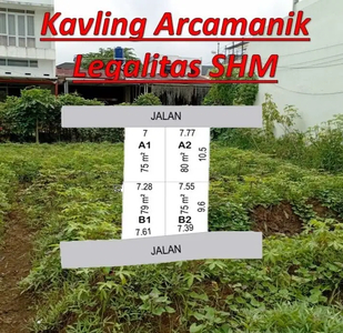 3 Menit Griya Arcamanik Kapling Legalitas SHM