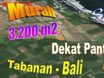 3,200 m2 di Kerambitan dekat Alila Soori Resort