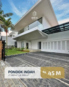 Brand New Renovated Dijual Rumah Ada Pool di Pondok Indah Jakarta