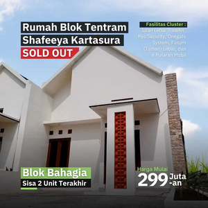 Di Jual Rumah Cluster Hanya 299 jt Shafeeya Karatasura