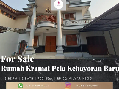 Dijual Rumah 3 Lantai Bagus SHM di Kebayoran Baru, Jakarta Selatan