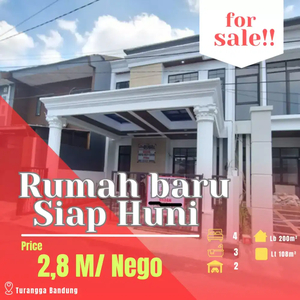 Dijual Rumah Baru di Turangga Harga Miring