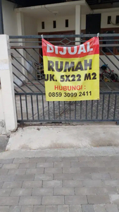 Dijual rumah daerah wage uk 5x22