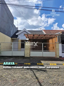 Dijual Rumah Sudah Renovasi Siap Huni di Araya Blimbing Malang