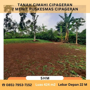 Dijual Tanah Cimahi Kota Cipageran SHM Siap Balik Nama