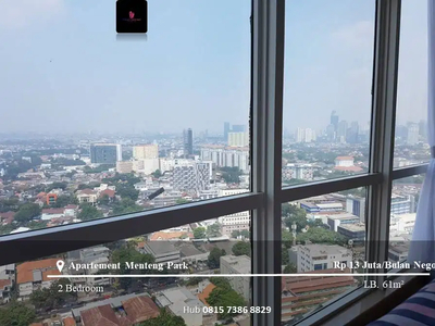 Disewakan Apartement Menteng Park 2BR Full Furnished View City