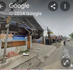 Disewakan gudang luas 1500m2 dipinggir jalan utama raya Bogor cibinong