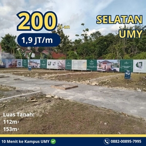 Jual Tanah Murah di Perumahan Selatan Umy Jogja