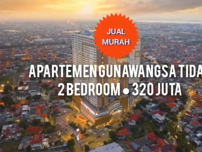 Murah - 2 BR‼️Jual Apartemen Gunawangsa Tidar Pusat kota Surabaya