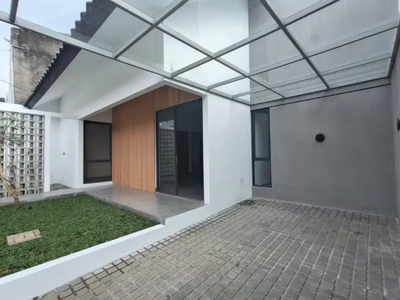 Rumah baru cantik dengan design modern kopo permai jual murah