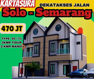 RUMAH CLUSTER DEKAT JALAN UTAMA SOLO - SEMARANG