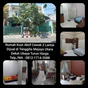 Rumah Kos Dijual Di Tenggilis Surabaya 2 Lantai Dekat Ubaya
