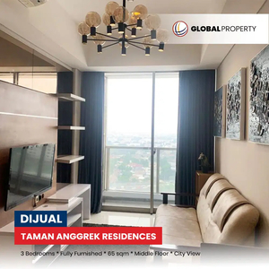 Taman Anggrek Residences Fully Furnished Bagus 3 Bedroom, Middle Floor