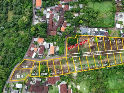 Tanah Kavling Melasti lokasi di Jalan Pura Masuka Ungasan Bali