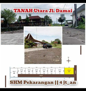 Tanah Murah Jogja dekat Jalan Damai , kaliurang , SHM P unit