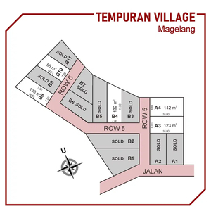 Tanah Pekarangan Dekat Sekolah Taruna Nusantara Magelang