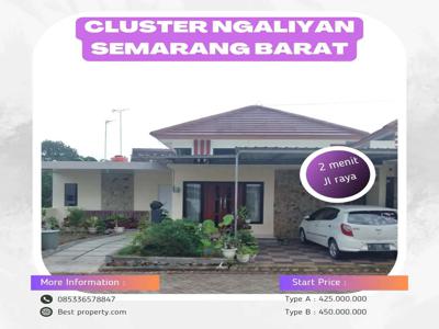 Cluster dekat jalan raya ngaliyan semarang