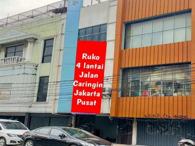 Dijual Ruko 4 lt jl. Kyai Caringin, Cideng Jakarta Pusat