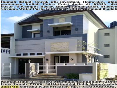 Dijual Rumah Baru Siap Huni Cocok utk Investasi, Home Stay di Jogja