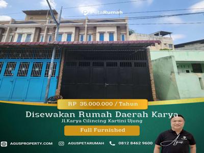 Disewakan Rumah Jalan Karya Cilincing Kartini Ujung Daerah Karya
