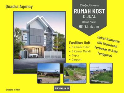 Harga Kost depan Kampus UIN Malang