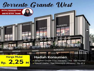 Ruko West Sorrento Grande Gading Serpong BSD Lokasi Ramai Strategis