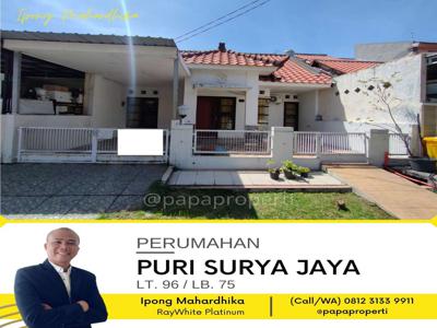 Rumah Murah Luas Siap Huni di Puri Surya Jaya, Bebas Banjir Sidoarjo