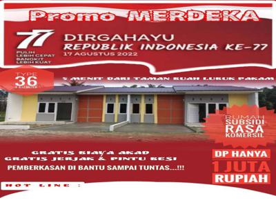 RUMAH SUBSIDI MURAH DI LUBUK PAKAM (GRATIS JERJAK & PINTU BESI)