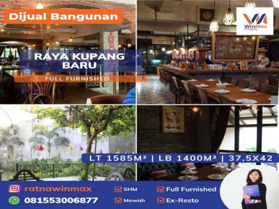 Dijual bangunan ex-resto Raya Kupang Baru Nol Jalan Raya