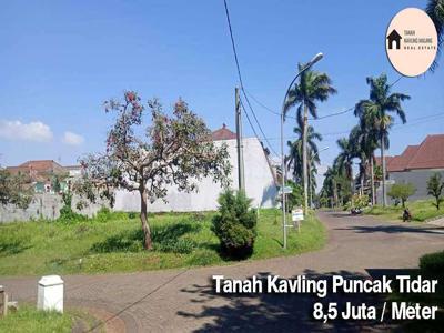 Tanah dijual posisi pojok di Villa Puncak Tidar sisa 1 unit