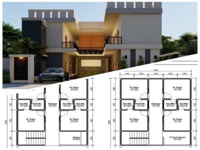 TERMURAH ISTIMEWA, KOST DESAIN MODERN EKSKLUSIF RING 1KAMPUS UNDIP SMG