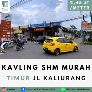 Kavling Shm Murah Timur Jalan Kaliurang Harga Mulai 2450meter