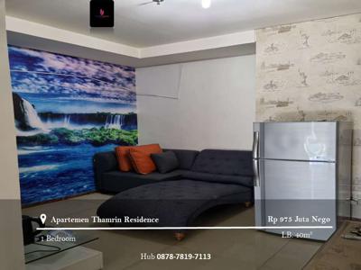 Dijual Apartement Thamrin Residence 1BR Full Furnished Tower B