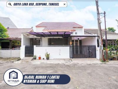 Dijual Rumah Griyaloka 1 Lantai Row Jalan Besar Di BSD /ARB48
