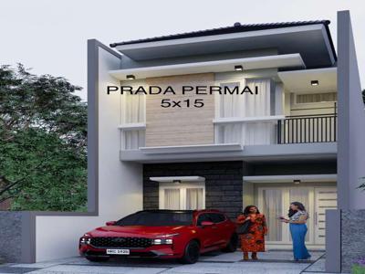 Dijual Rumah New Minimal 2 lantai Prada Permai Surabaya Barat